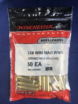 Winchester 338 Win Mag Brass - BLUE COLLAR RELOADING