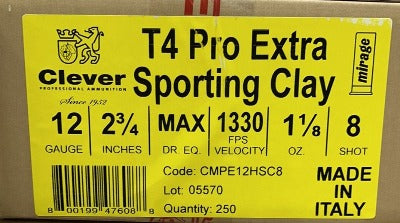 Clever 12ga 1-1/8oz #8 1330fps *CMPE12HSC8