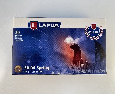 Lapua 30-06 Sprg 123gr FMJ