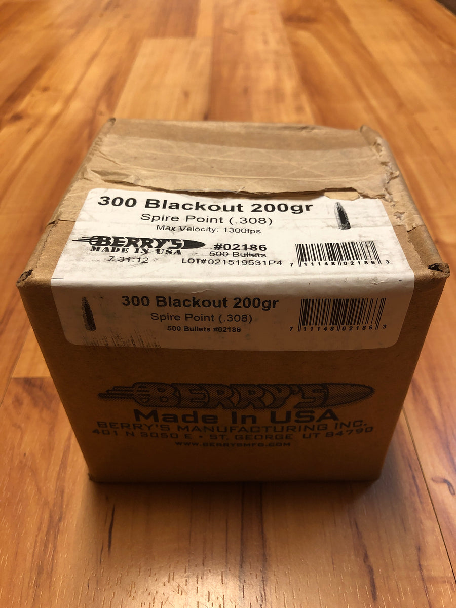 Berry's 300 Blackout 200gr Spire Point - BLUE COLLAR RELOADING
