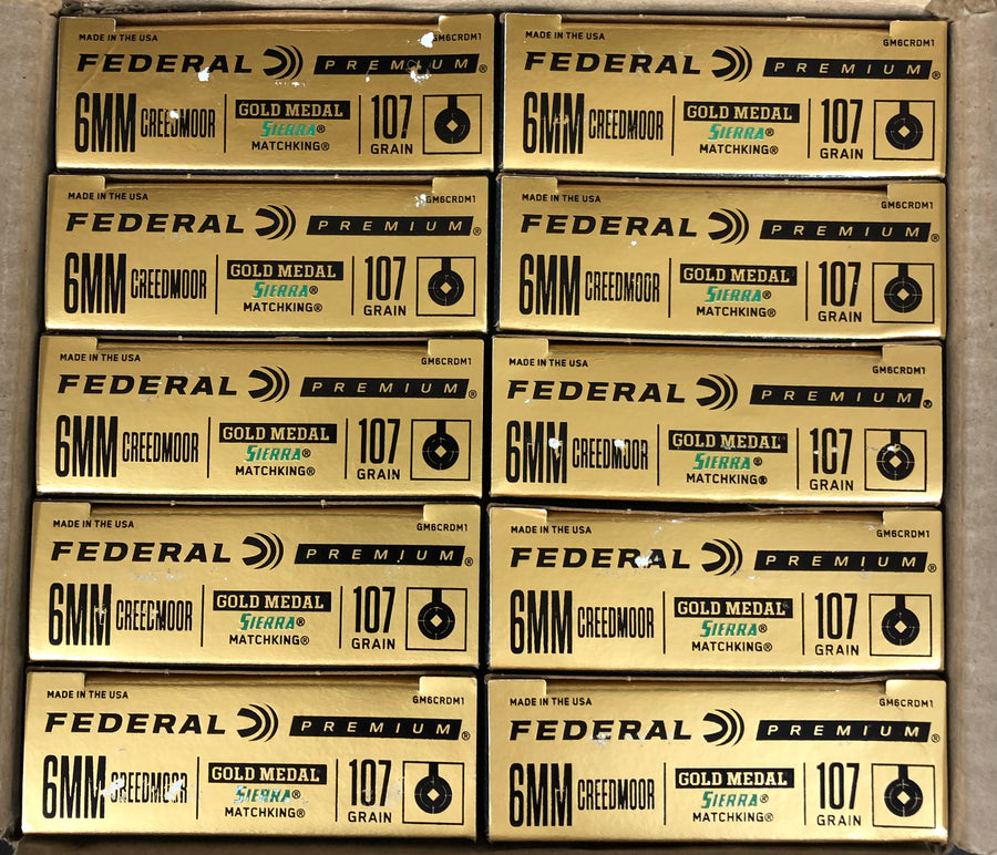 Federal Premium 6mm Creedmoor 107gr SMK