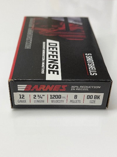 Barnes Defense Buckshot 12ga 8 Pellets 00BK 1200fps
