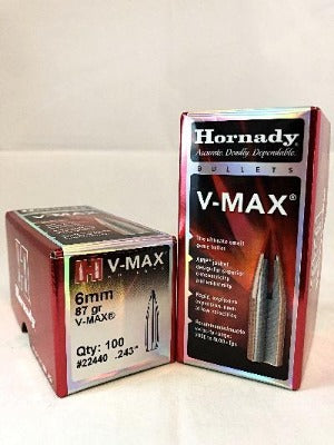 Hornady 6mm 87gr V-Max #22440 - BLUE COLLAR RELOADING