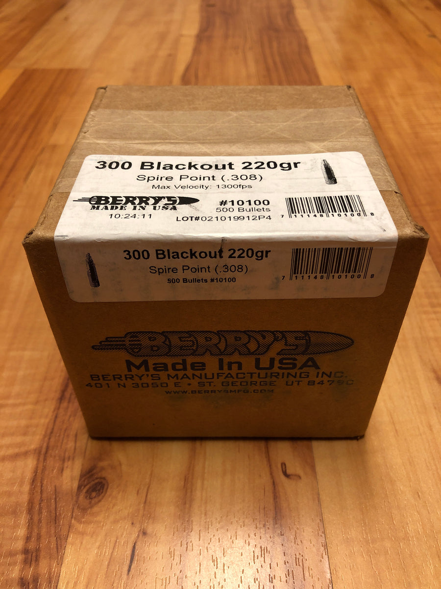 Berry's 300 Blackout 220gr Spire Point - BLUE COLLAR RELOADING