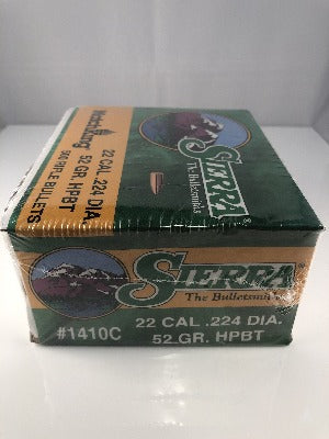 Sierra 22cal 52gr HPBT - BLUE COLLAR RELOADING