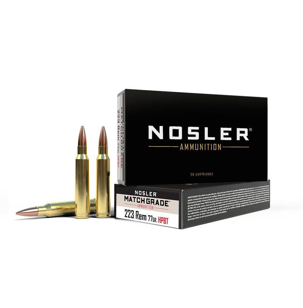 Nosler 223 Rem 77gr HPBT