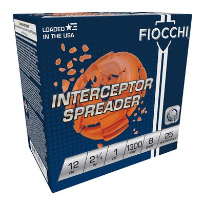 Fiocchi 12ga 1oz #8 1300FPS *12CPTR8 Spreader