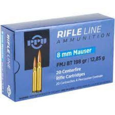 PPU 8mm Mauser 198gr FMJBT *PP8F