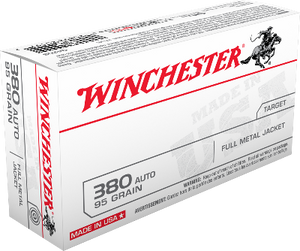 Winchester 380 Auto 95gr FMJ (50ct)