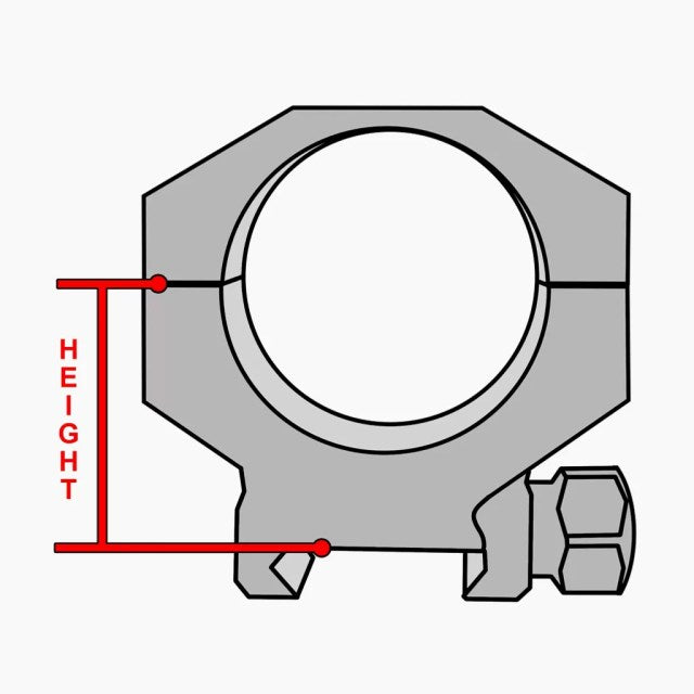 Athlon PRECISION RINGS 34 MM MEDIUM HEIGHT