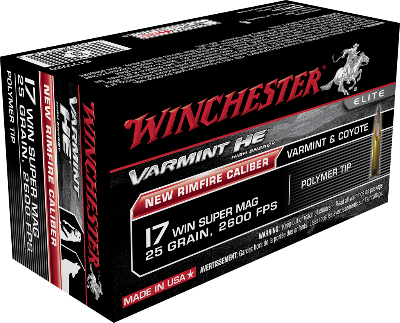 Winchester 17 Win Super Mag 25gr Polymer Tip