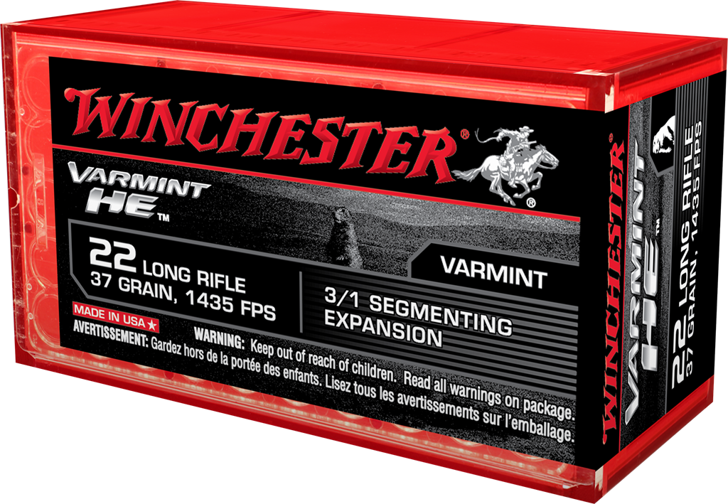 Winchester 22LR 37gr 3/1 Segmenting Expansion