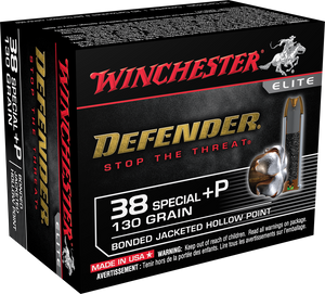 Winchester Defender 38 SPL+P 130gr JHP