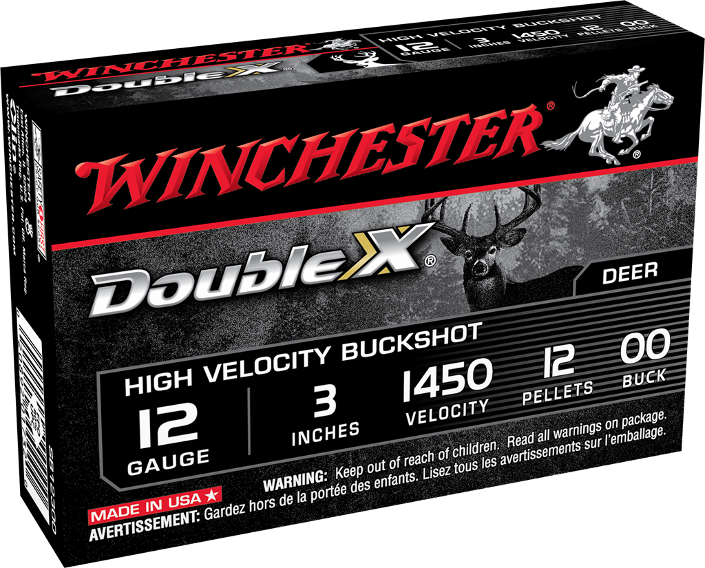 Winchester 12ga 00 Buck 3" 12 Pellets 1450fps *SB12300