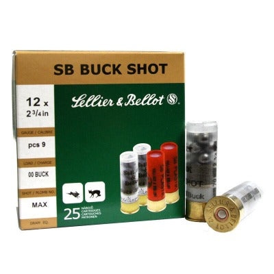 S&B 12ga 2-3/4" 00 9-Pellet *SB12BSG