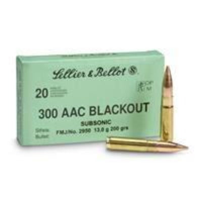 S&B 300 Blackout 200gr FMJ Subsonic - BLUE COLLAR RELOADING