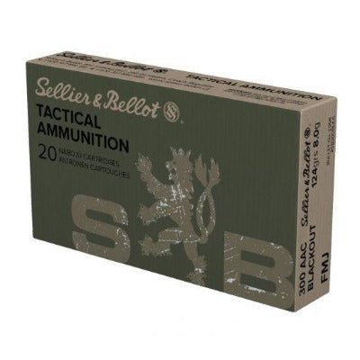 S&B 300 Blackout 124gr FMJ *SB300BLKA