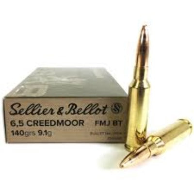 Sellier & Bellot 6.5 Creedmoor 140gr FMJ - BLUE COLLAR RELOADING