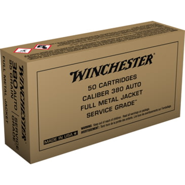 Winchester 380 Auto 95gr Service Grade