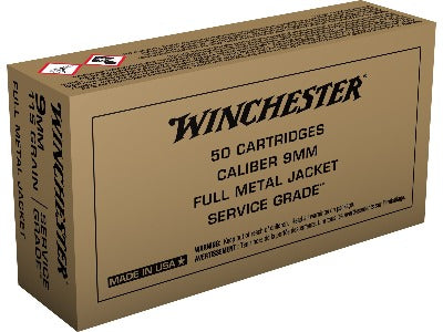 Winchester 9mm 115gr FMJ - Service Grade