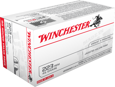 Winchester 223 Rem 45gr JHP
