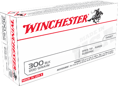 Winchester 300 Blackout 200gr Open Tip-Range Subsonic