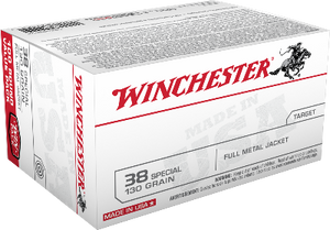 Winchester 38 Special 130gr FMJ 100ct