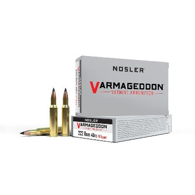Nosler 222 Rem 40gr FB Tipped
