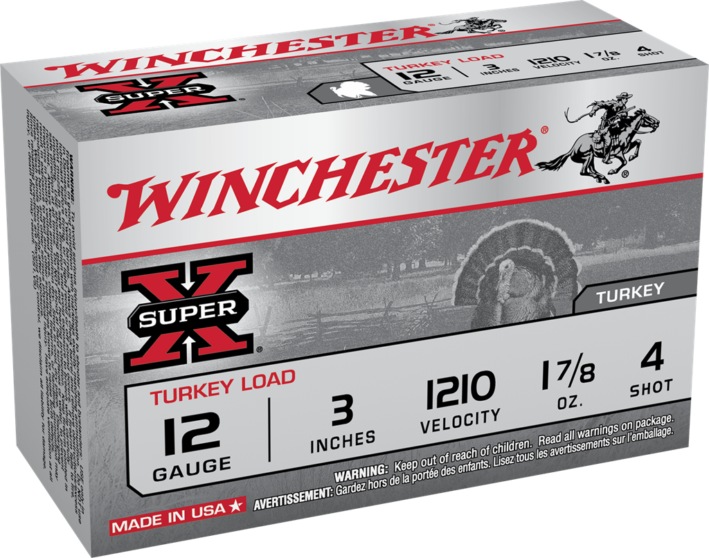 Winchester Super X 12ga 3" 1-7/8oz #4 1210FPS