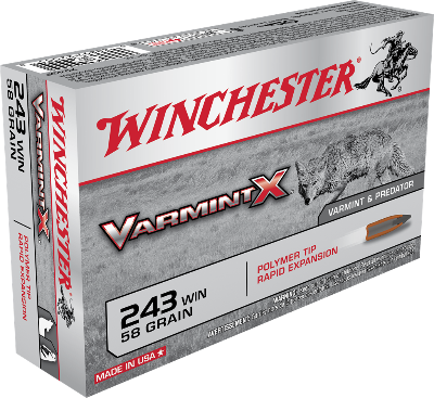Winchester 243 Win 58gr Polymer Tip Rapid Expansion