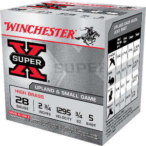 Winchester 28ga 3/4oz #5 1295FPS *X285