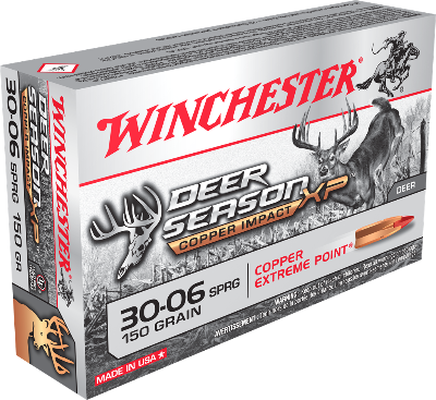 Winchester 30-06 Sprg 150gr Copper Extreme Point