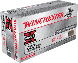 Winchester 357 Magnum 158gr JSP