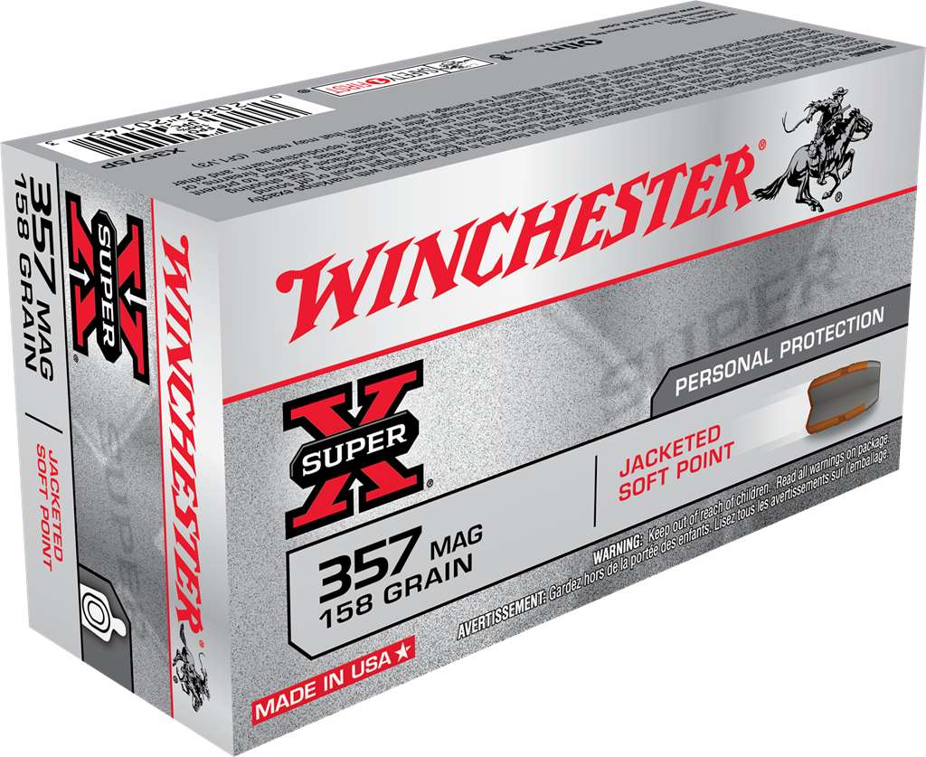 Winchester 357 Magnum 158gr JSP