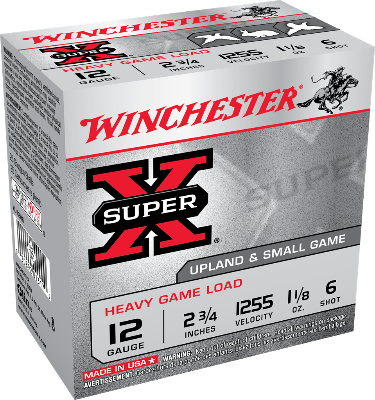 Winchester 12ga 1-1/8oz #6 1255FPS *XU12H6